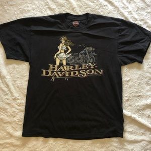 Harley Davison Motorcycle TShirt - Forth Worth, TX - Large